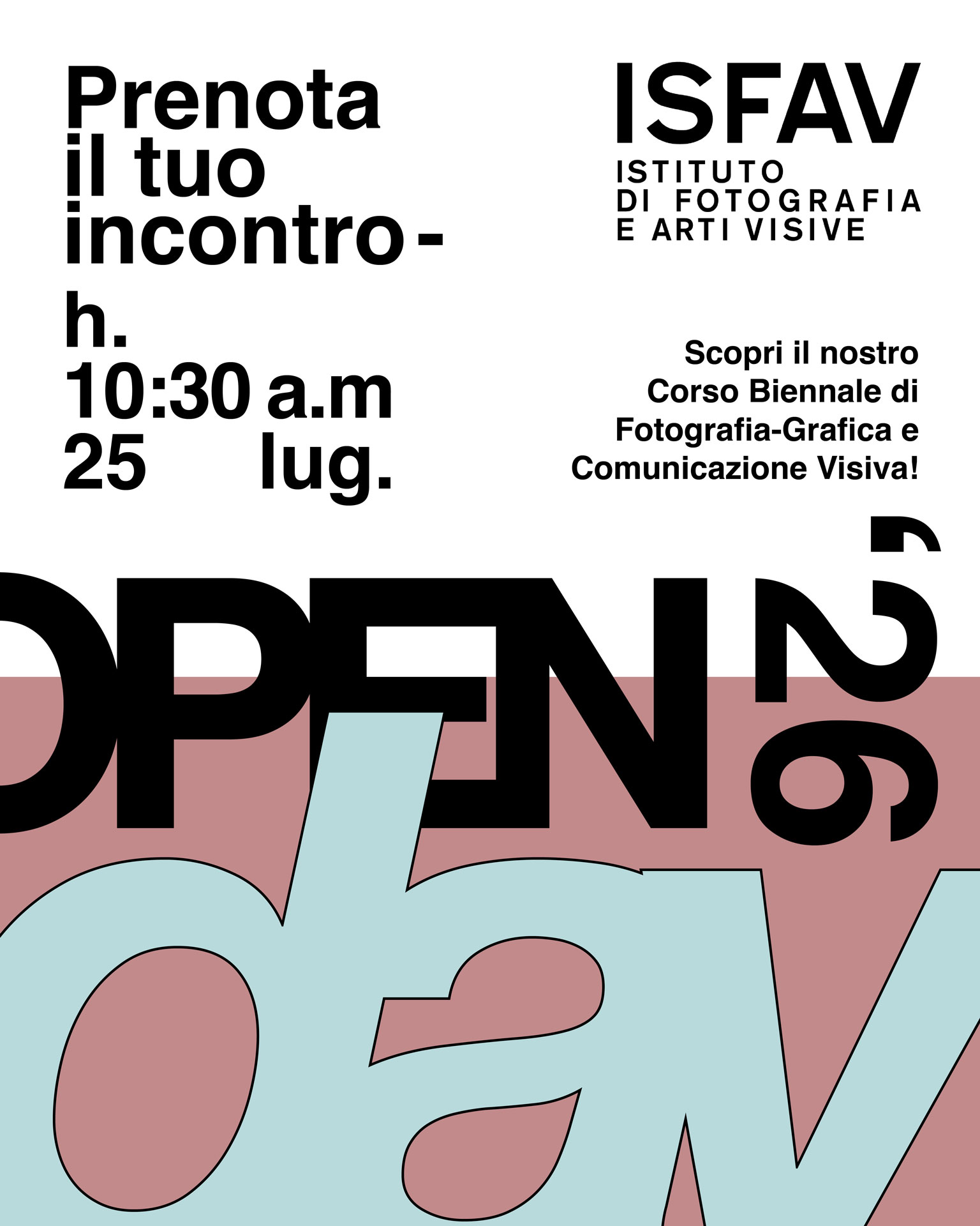 Openday 25 luglio 2026